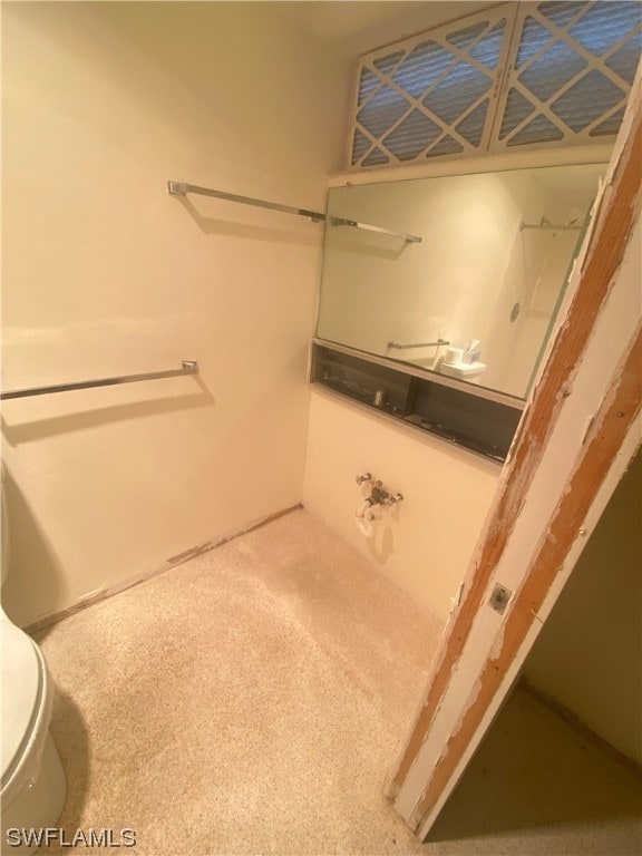 bathroom with toilet