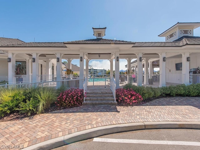 view of community featuring a pool