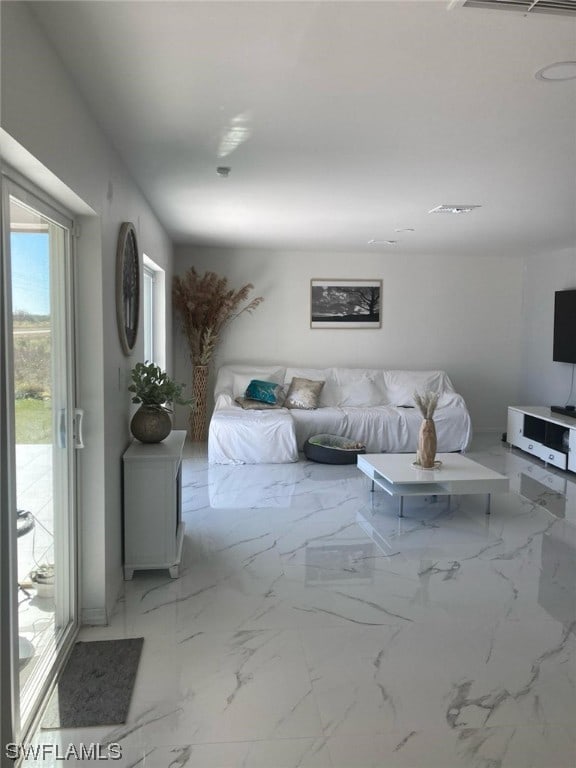 view of unfurnished living room