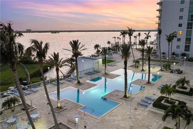 3000 Oasis Grand Blvd Unit 1507, Fort Myers, FL 33916 - view of pool with a water view