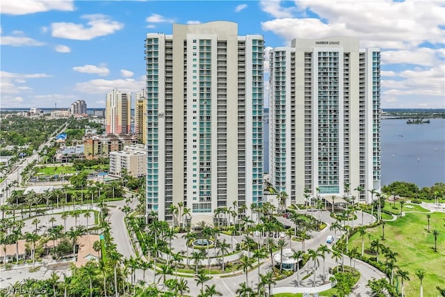 3000 Oasis Grand Blvd Unit 1507, Fort Myers, FL 33916 - view of building exterior with a city view and a water view