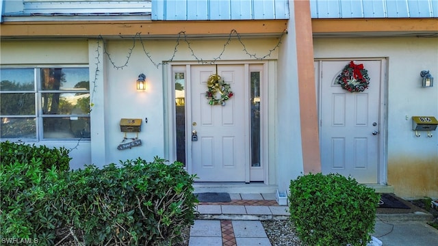 view of entrance to property