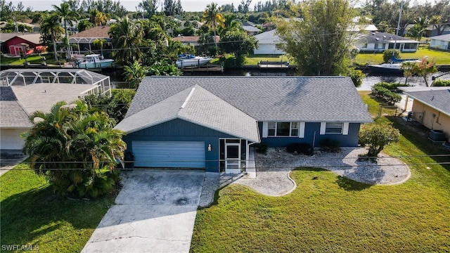 birds eye view of property featuring a residential view