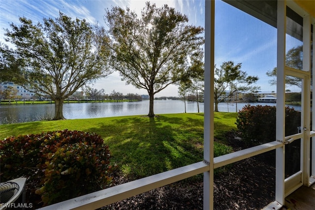 property view of water