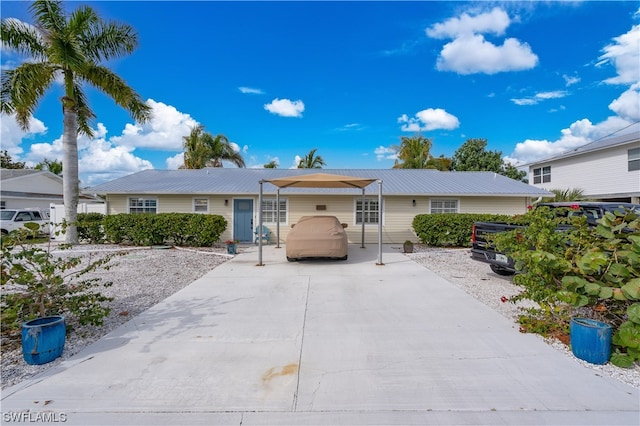 view of ranch-style home