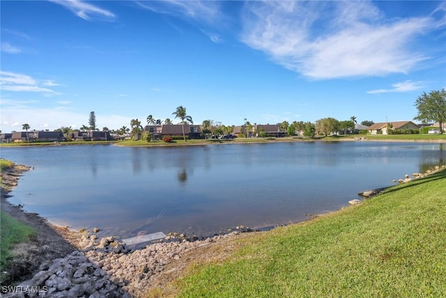 property view of water