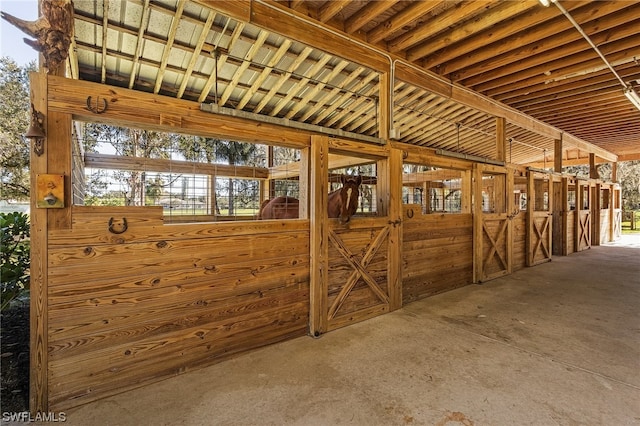 view of stable