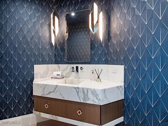 4101 Gulf Shore Blvd N Unit Ph-3, Naples, FL 34103 - bathroom with vanity