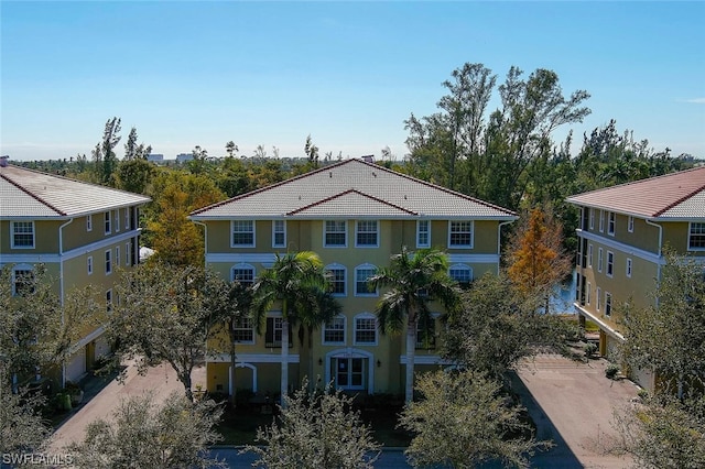 view of rear view of property