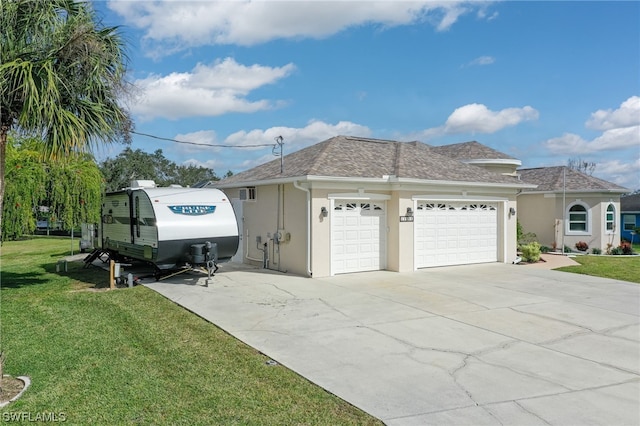 exterior space featuring a yard