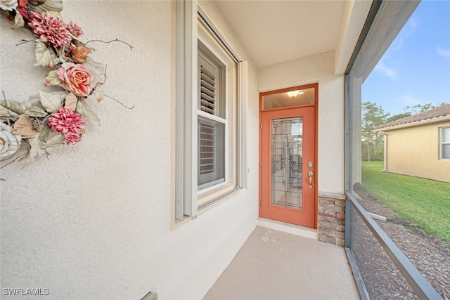 view of property entrance