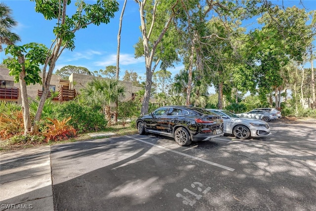 view of car parking