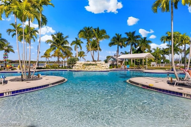 view of pool