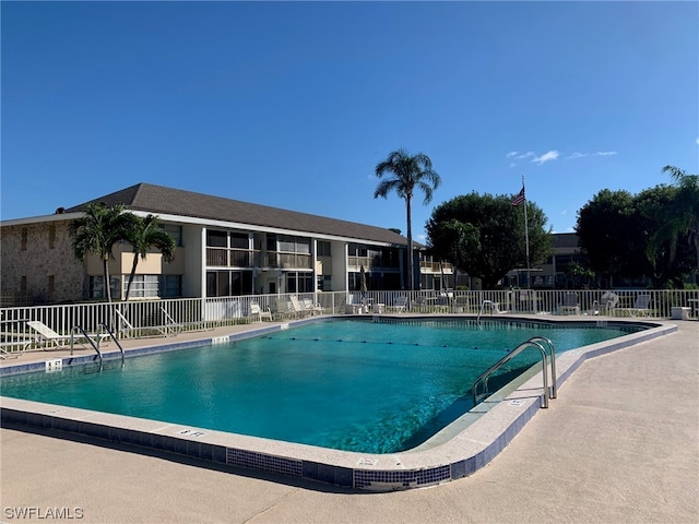 view of pool