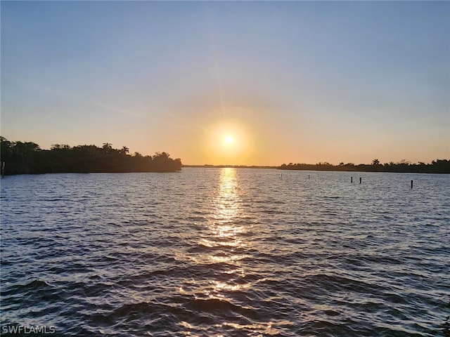 view of water feature