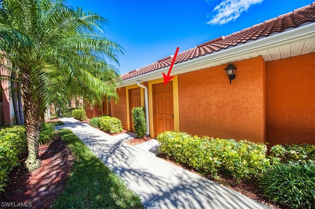 view of entrance to property