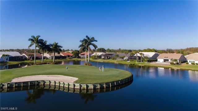 view of home's community featuring a water view