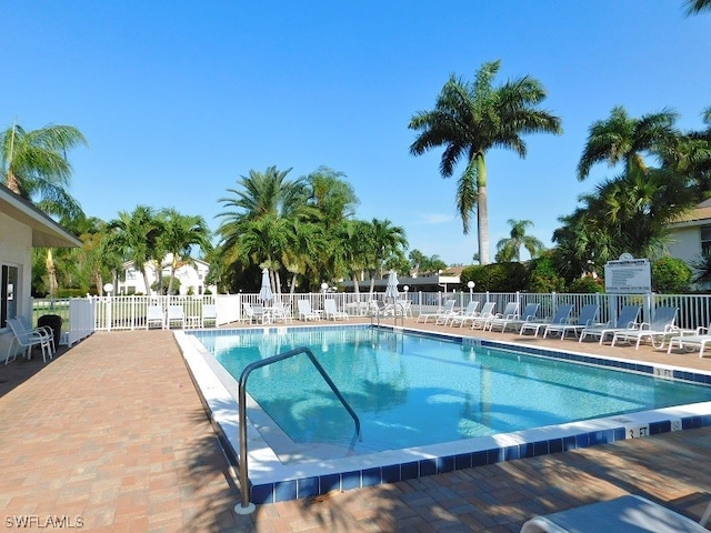 view of pool