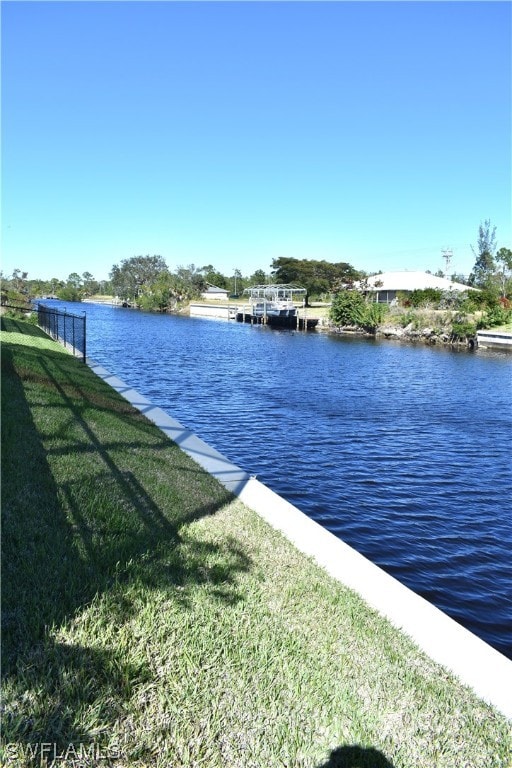 property view of water