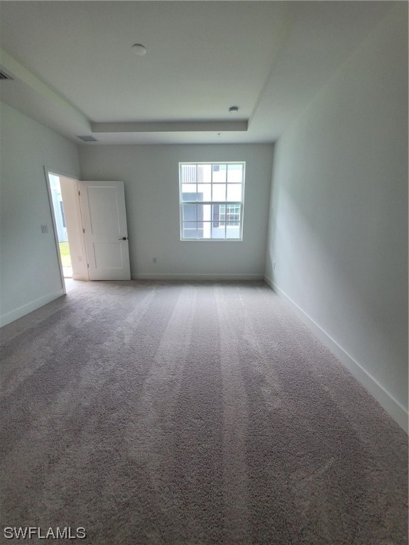 empty room with light carpet