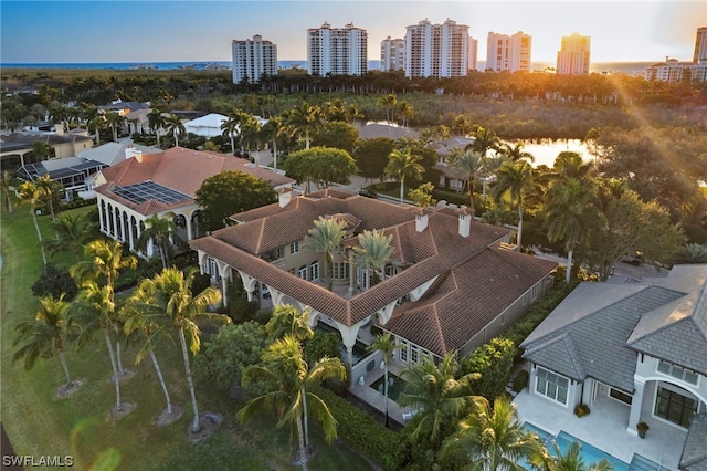 drone / aerial view