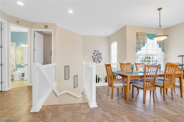 view of dining room