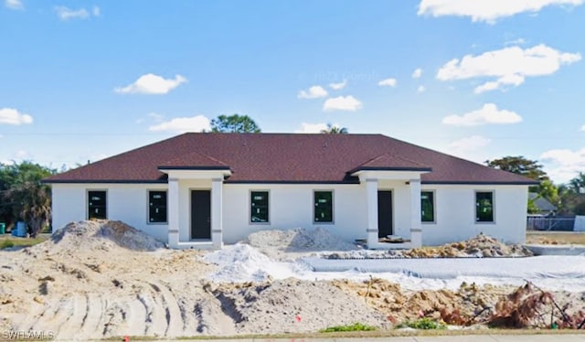 view of front of home