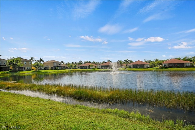 view of water feature