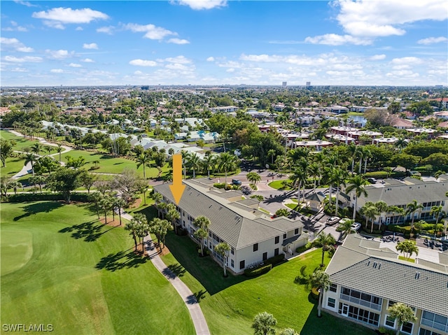 view of aerial view