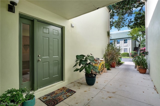 view of entrance to property