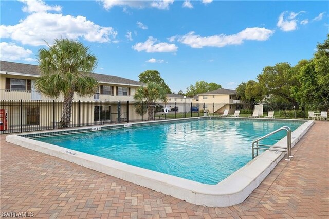 view of pool