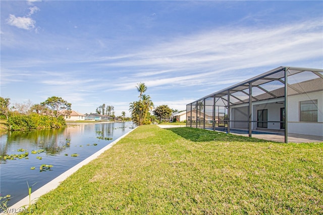 view of water feature