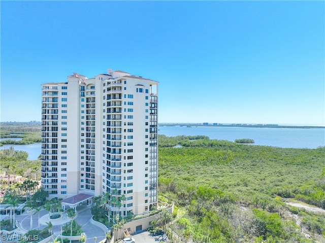 view of property featuring a water view