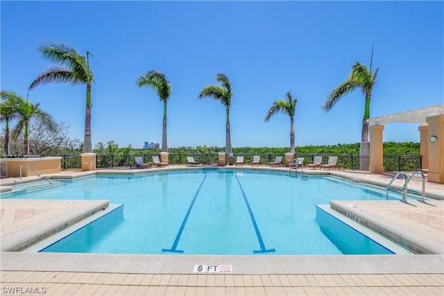 view of swimming pool