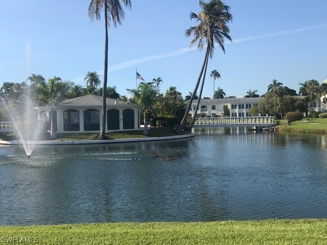 view of water feature