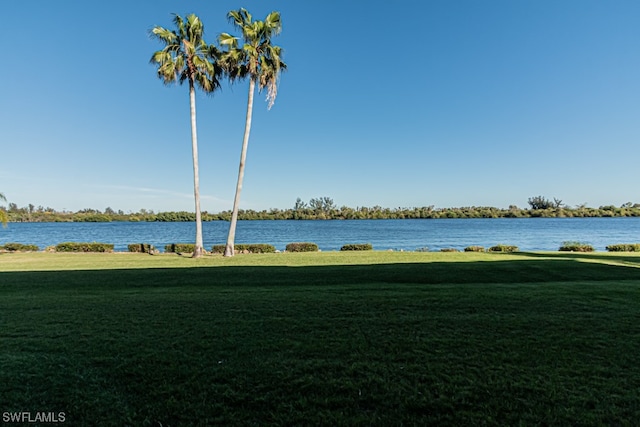 view of property view of water