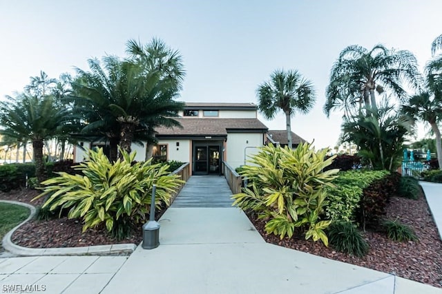 view of front of home