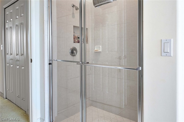 bathroom with walk in shower