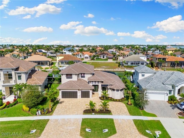 birds eye view of property featuring a residential view