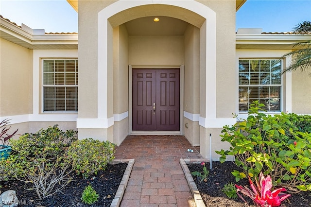 view of entrance to property