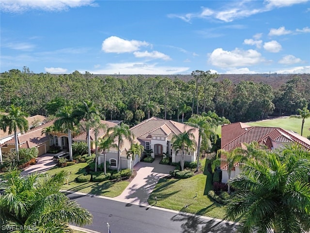 view of birds eye view of property