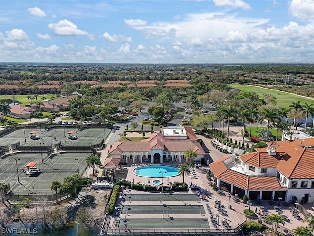 view of birds eye view of property