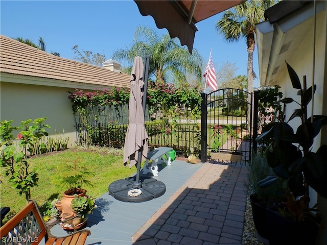 view of patio