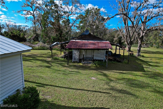 view of yard