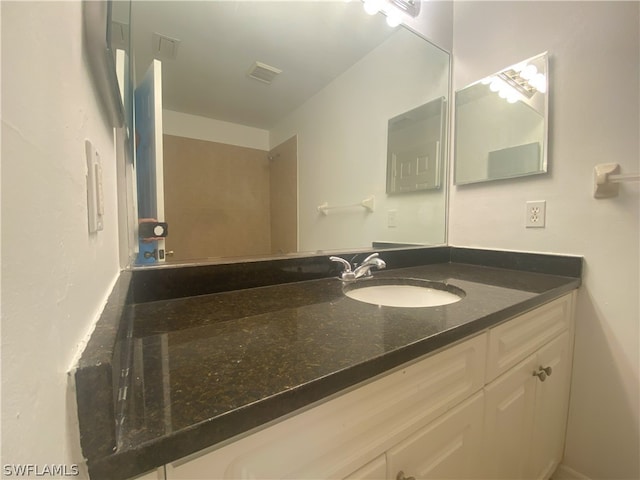 bathroom with large vanity