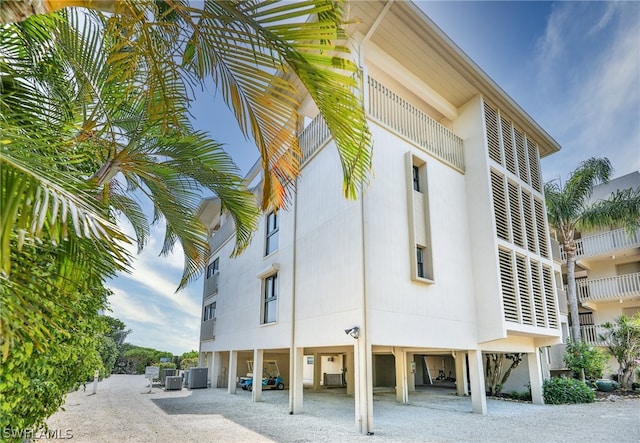 view of property featuring central AC