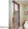 bathroom with walk in shower