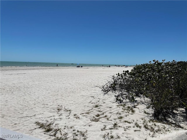 water view featuring a view of the beach
