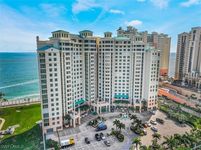 view of property featuring a water view