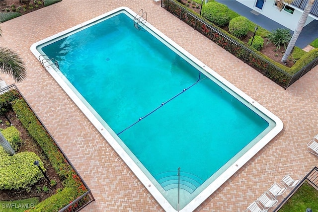 view of pool